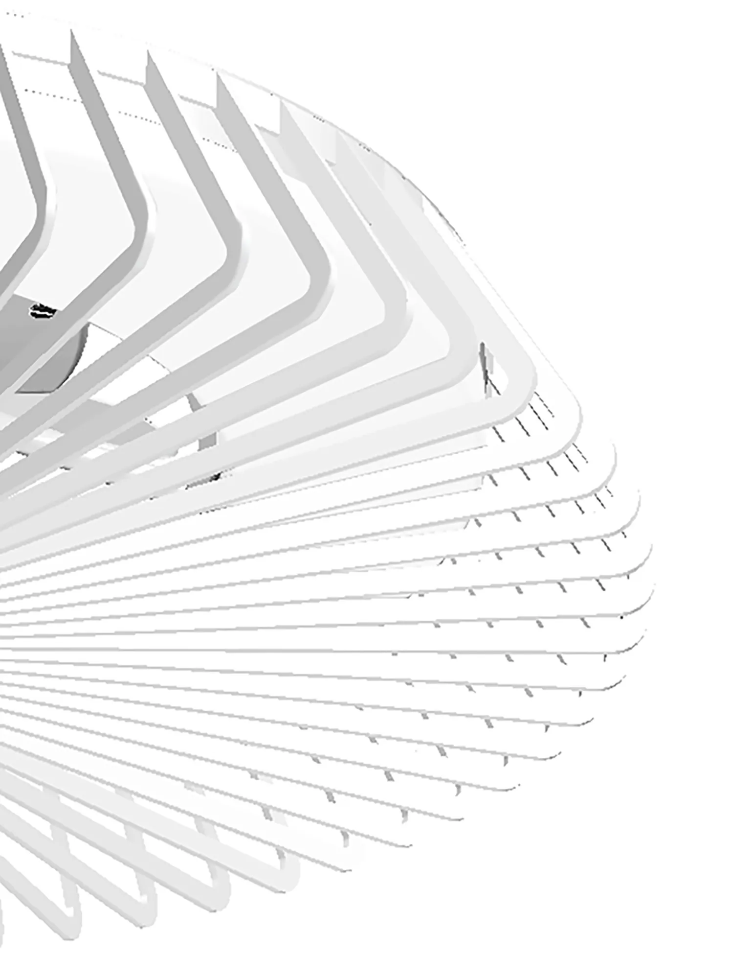 Himalaya 70W LED Dimmable Ceiling Light & Fan, Remote / APP / Voice Controlled White M7120  Mantra Ventilacion Himalaya